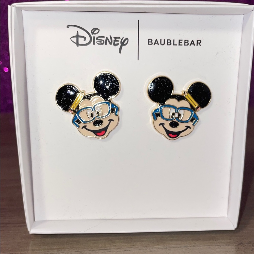 BaubleBar Disney Teacher Mickey Mouse Earrings